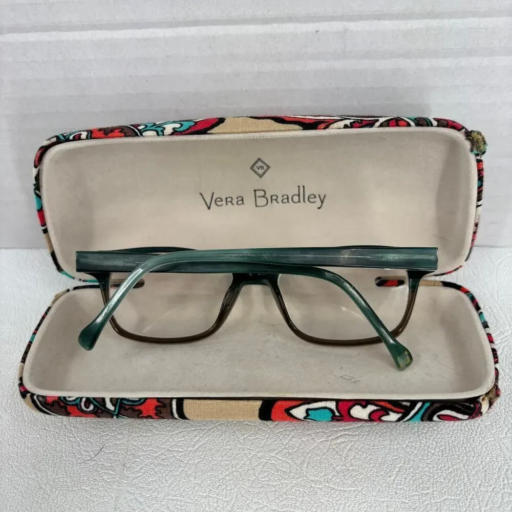 Vera‎ Bradley Eyeglasses Frames Lenses and Glasses Case For Parts